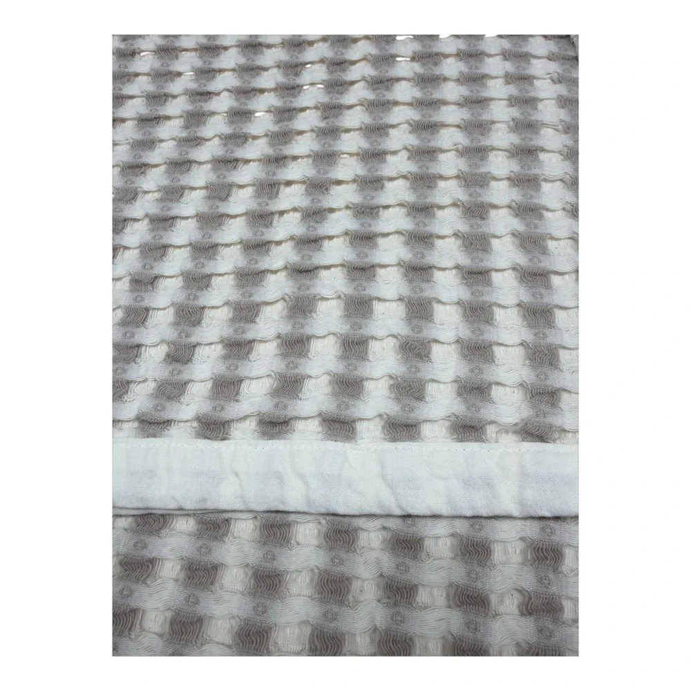 Parachute Waffle Cotton Throw 50x70 Putty NWT